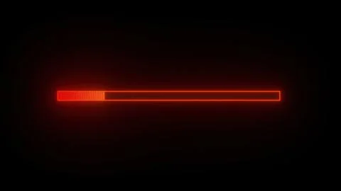 Neon Progress bar 스톡 일러스트