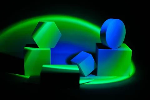 Neon psychedelic background 4 Stock Photos