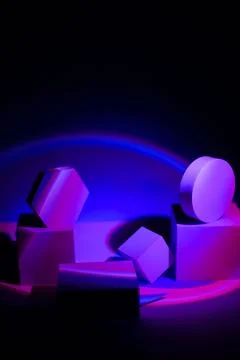 Neon psychedelic background 5 Stock Photos