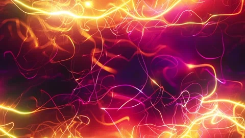 Neon Psychedelic Futuristic Seamless Loop with Abstract Glowing Motion Stock Footage 315383213