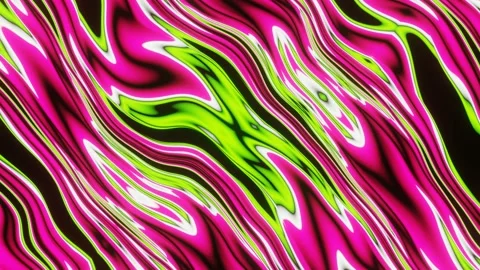 Neon pulsating multicolored stripes. VJ Loop Stock Footage 194413632