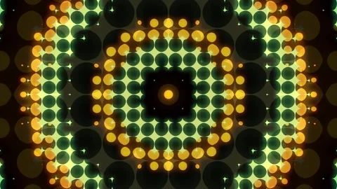 Neon Pulse: Rhythmic Rings VJ Loop Stock Footage 270363327