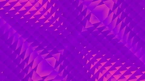 Neon Purple 3D Diagonal Triangle Kinetic Wave Loop Video stock 342610121