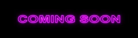 Neon purple coming soon text motion graphic featuring floating particles ag.. Stock Footage 340455976