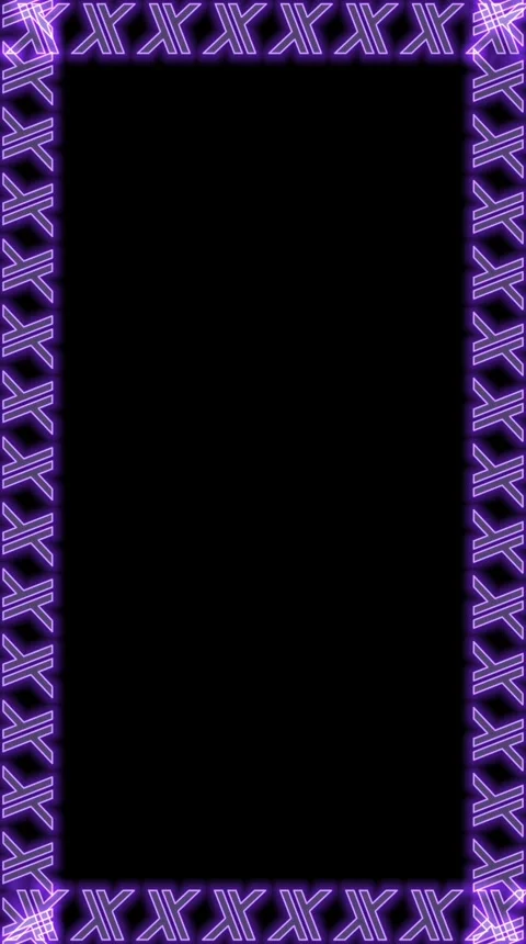 Neon purple frame vertical Stock Footage 305853704