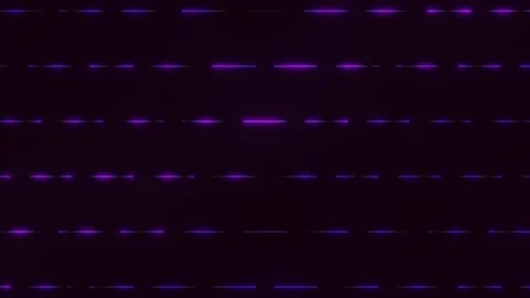 Neon purple geometric lines pattern in rows Stock Footage 230083177