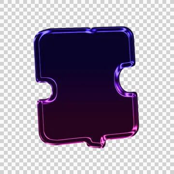 Neon purple glowing abstract brain silhouette on dark background transparent イラスト素材