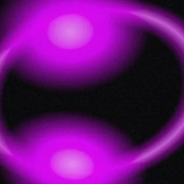 Neon purple glowing abstract light effect. Bright circular digital aura aga.. Stock Illustration