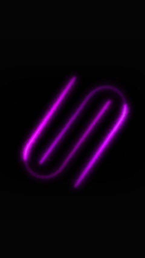 Neon purple glowing lines dynamic background for music video intro vertical.. Stock Footage 341611959