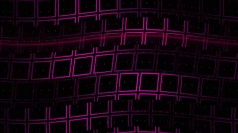 Neon Purple Grid Pattern Background. Stock Footage 340038876