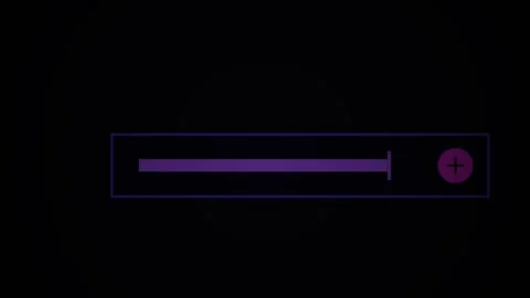 Neon purple rectangle loading animation. Stock Footage 335114297