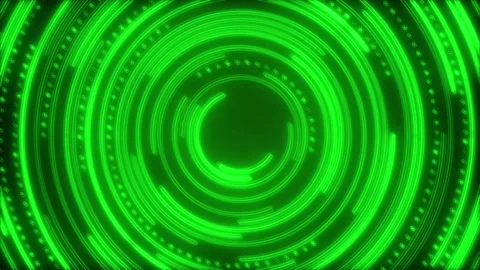 Neon radial lines abstract background green Video stock 200930010