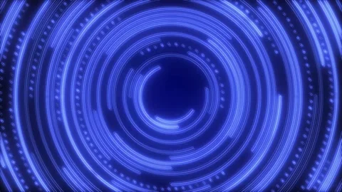 Neon radial lines abstract background blue Video stock 200930026