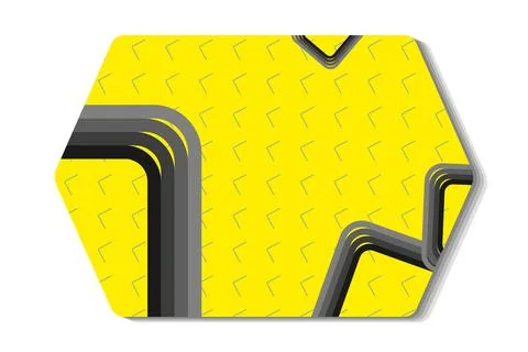 Neon radioactive glow typography background with soft edged square loops ornamen Stock Illustration