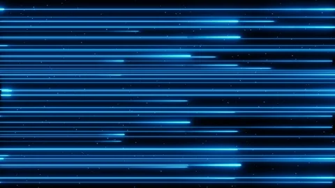 Neon rain left to right 4K lOOP blue Stock Footage 105659715