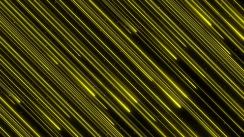 Neon rain traverse 4K lOOP yellow Stock Footage 105713681