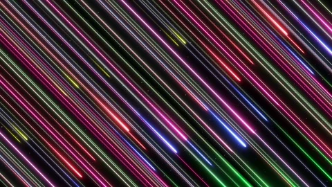 Neon rain traverse 4K lOOP colorfull Stock Footage 105714212