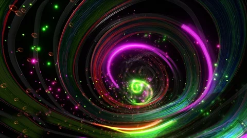 Neon Rainbow 04 Stock Footage 79208098