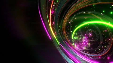 Neon Rainbow 05 Stock Footage 79207897