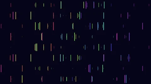 Neon rainbow confetti pattern Stock Footage 199319221