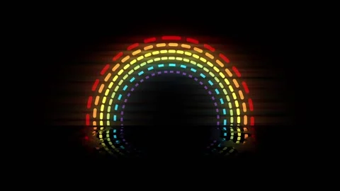 Neon Rainbow 스톡 동영상 221957341