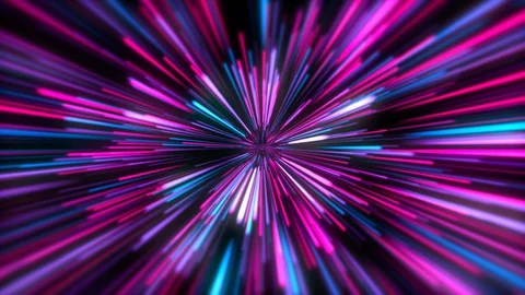 Neon rays moving to the center, bright pink nightlife animations background 4 Stock Footage 129603051