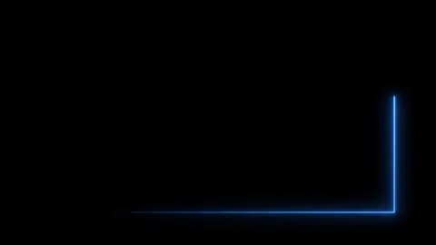 Neon Rectangle Border Appearing Smoothly Abstract 4K Motion Graphics Stockbeeldmateriaal 321637028