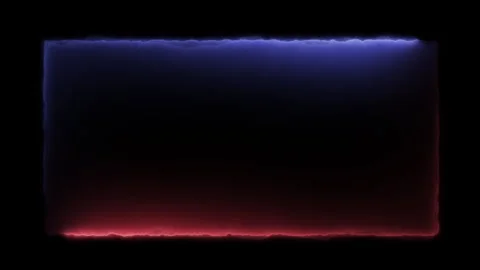 Neon Rectangle Frame – Glowing Electric Border Loop Stock Footage 332636167