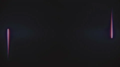 Neon rectangle frame motion background. Two violet lights moving on the border Stock Footage 133064924