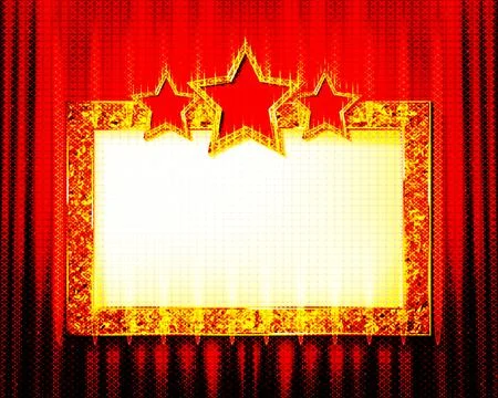 Neon rectangle lamp wall sign isolated Stock Illustration