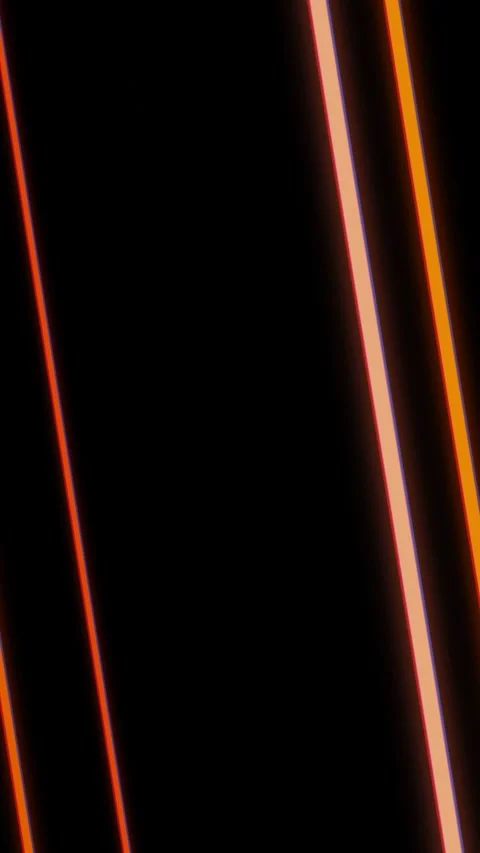 Neon Red and Orange Falling Lines Abstract Motion Background 動画素材 338187139