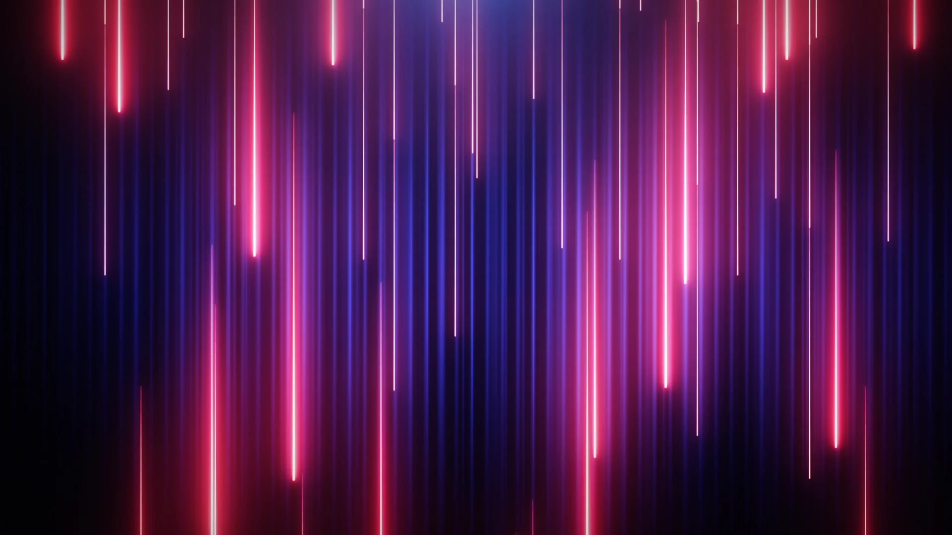 Rounded Neon Red and Blue lines Background Looped Animation