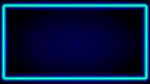 Neon Red Frame Stock Footage 335632942