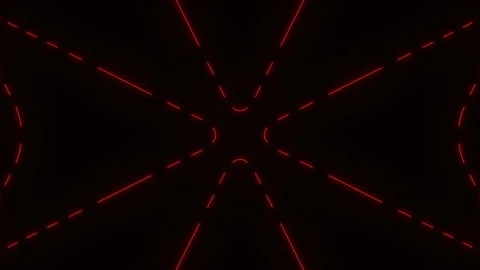 Neon red lines pattern Stock Footage 209563096