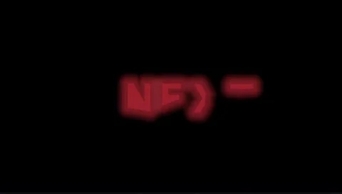 Neon Red 'NEXT' text blinking on black background Stock Footage 314455052
