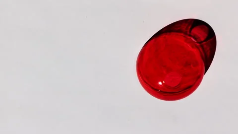 Neon Red Sphere 3D with Moving Shadows Stock Footage 305006354
