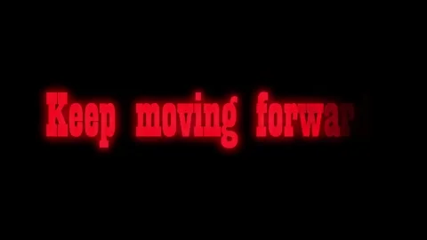Neon Red Text Keep Moving Forward Resilience And Progress Concept Vídeos de archivo 344873291