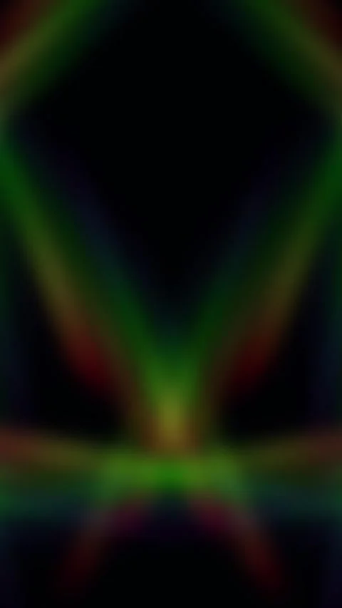 Neon Reflection Shape Glitch Looped Vertical Overlay Stock Footage 325659698