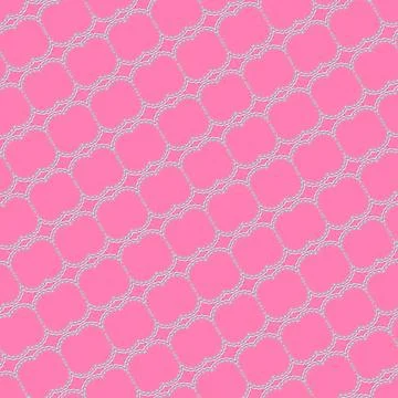 Neon retro wave: repeatable decorative tile pattern in soft pink, magenta f.. Stock Illustration