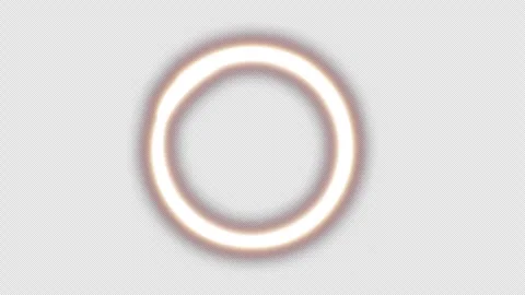 Neon ring loading animation with rotation Stock Footage 334666531