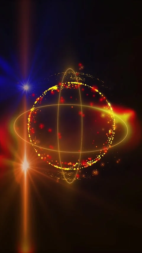 Neon rings Stock Footage 303226224
