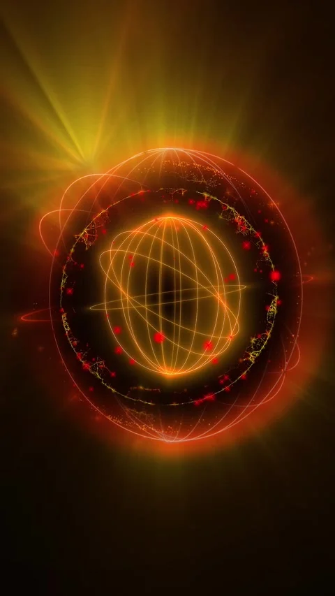 Neon rings Stock Footage 303231723