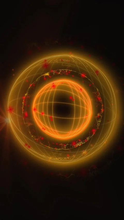 Neon rings Stock Footage 303232150
