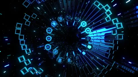 Neon rods Stock Footage 261869314