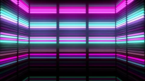 Neon Room 02 Motion Background Design Vídeos de archivo 57259268