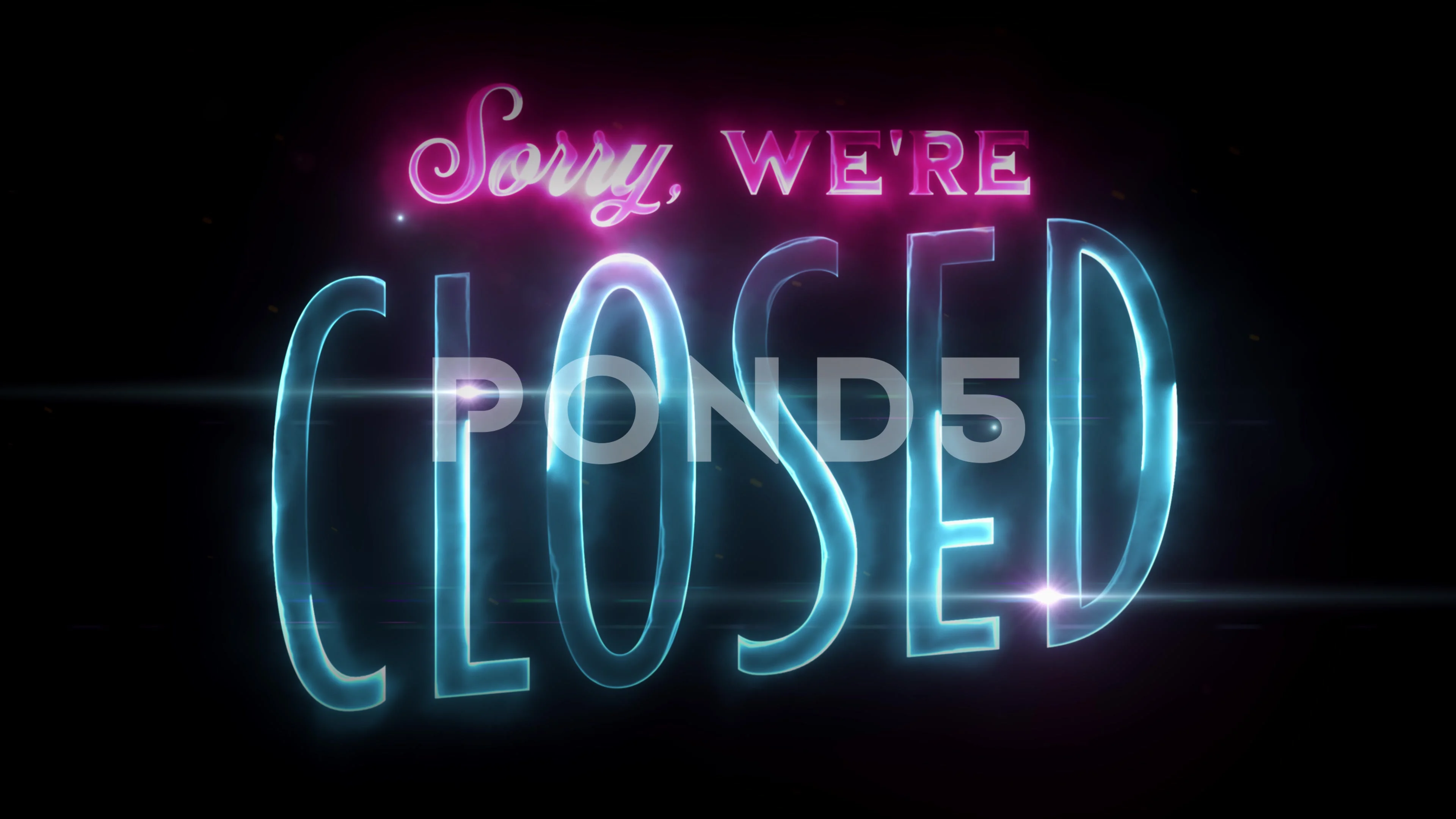 Sorry we are closed template