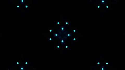 Neon shape spotlight party game showroom Stock Footage 301393190