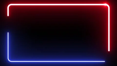 Neon shape spotlight party game showroom Stock Footage 301393267