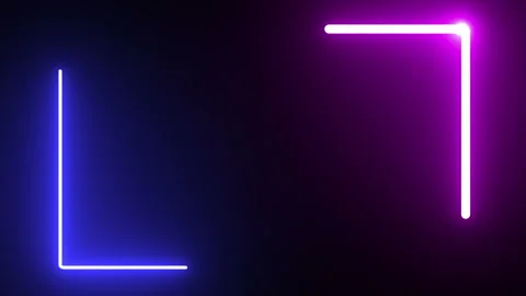 Neon shape spotlight party game Stock-Footage 301393311