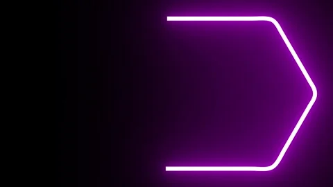 Neon shape spotlight party game Stock Footage 301393383